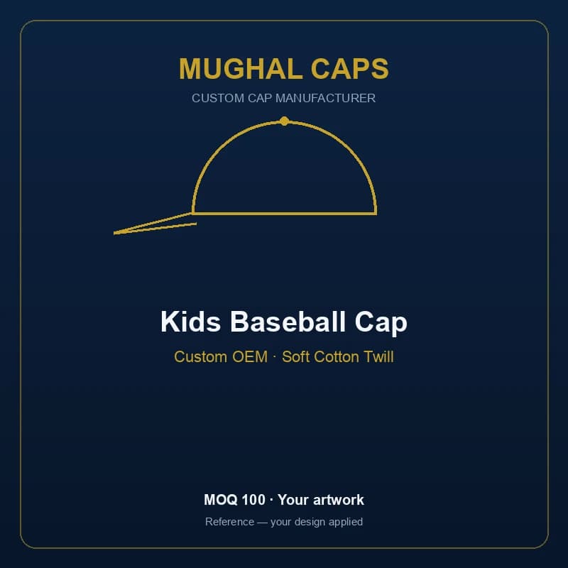 Kids Baseball Cap