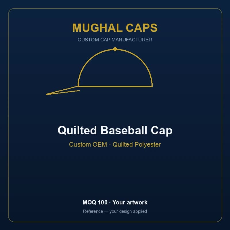 Quilted Baseball Cap